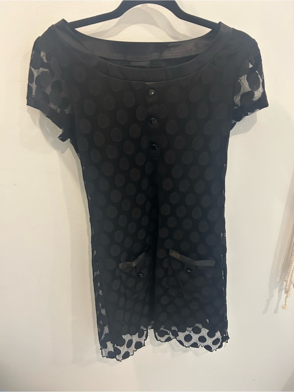 Enfocus Studio Petite Black Dress Label Close-Up